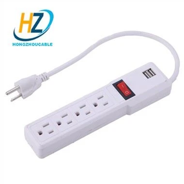 4-Surge Protector Power Stiall Le Usb